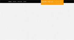 Desktop Screenshot of barlaeusadvies.nl